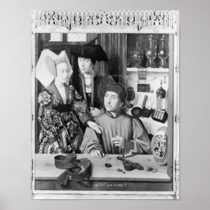 Affiche St. Eligius comme orfèvre