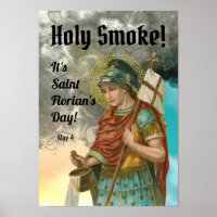 St. Florian avec seau (Fumée; M 019)