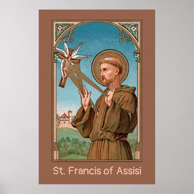 Affiche St. François d'Assise, Pater Seraphicus (SAU 040) (Devant)