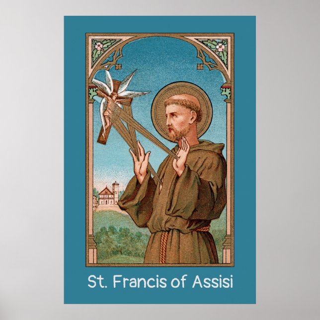 Affiche St. François d'Assise, Pater Seraphicus (SAU 040) (Devant)