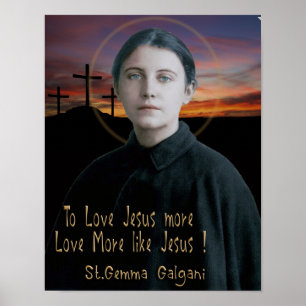 Affiche St. Gemma Galgani