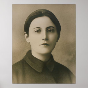 Affiche St Gemma Galgani Italien Catholique Saint