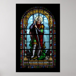 Affiche St George and the dragon print