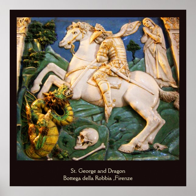 Affiche St. George, Dragon et Princesse (Devant)