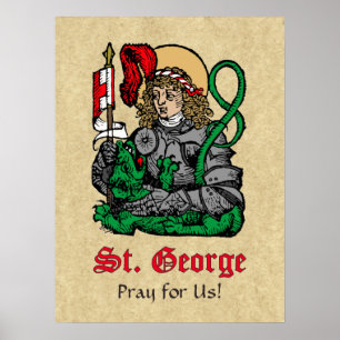 Affiche St. George et le Dragon (Nuremberg)