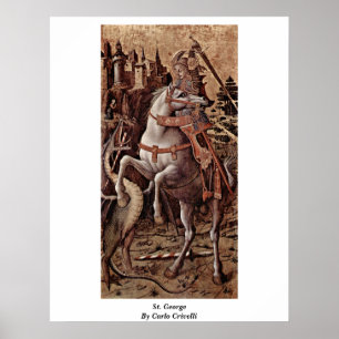 Affiche St. George Par Carlo Crivelli