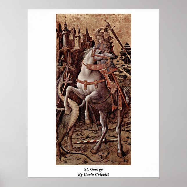 Affiche St. George Par Carlo Crivelli (Devant)