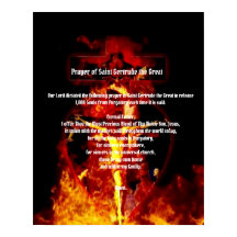 ST. GERTRUDE PRIÈRE CRUCIFIXION SAINTE TRINITÉ