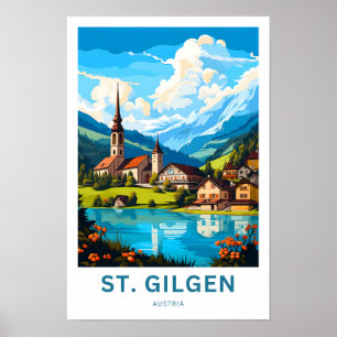 Affiche St. Gilgen Autriche Imprimer Voyage