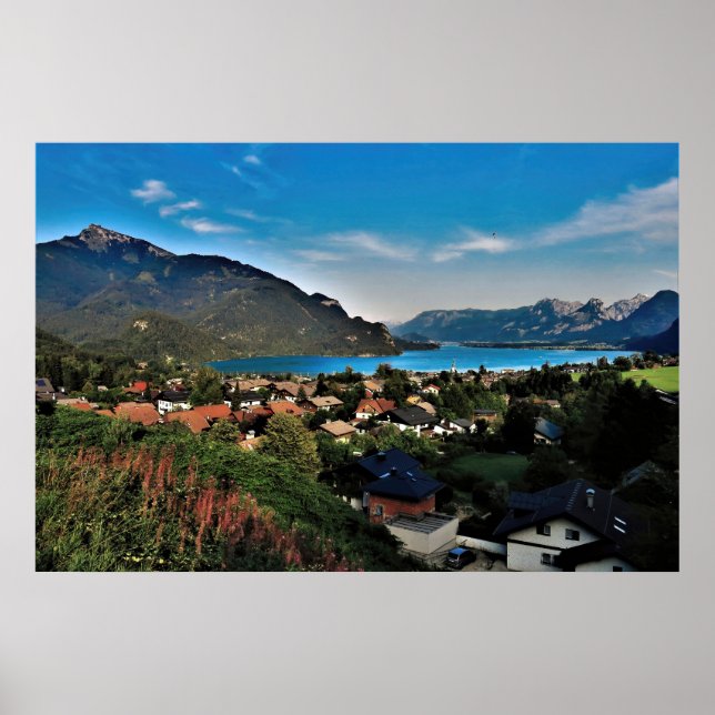 Affiche St. Gilgen et Wolfgangsee (Devant)