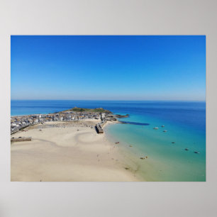 Affiche St Ives, Cornwall, Angleterre
