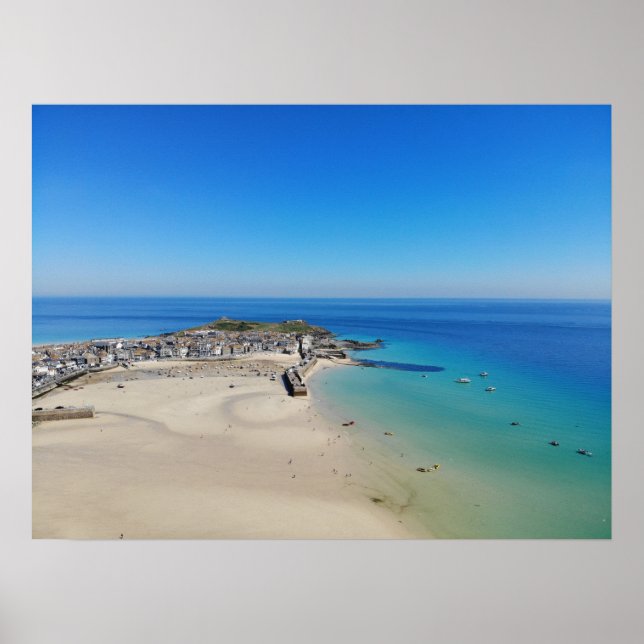 Affiche St Ives, Cornwall, Angleterre (Devant)