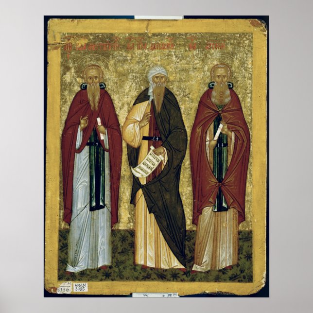 Affiche St. John Climacus Saint Jean de Damas (Devant)