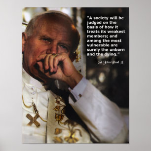 Affiche St John Paul II