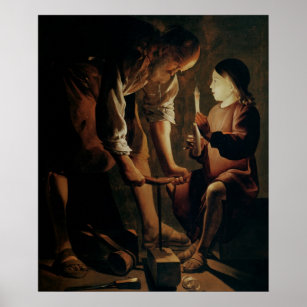 Affiche St. Joseph, le charpentier