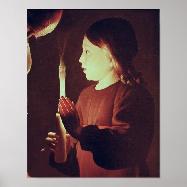 Affiche St. Joseph le charpentier, détail du nourrisson (Devant)