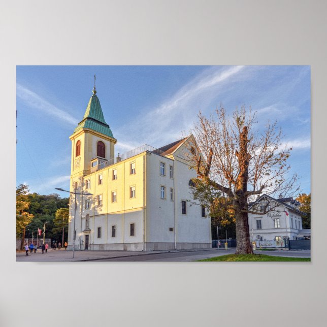 Affiche St. Joseph's Church, Kahlenberg, Austria  (Devant)