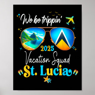 Affiche St. Lucia Vacation Famille Amis Voyage Croisière 2