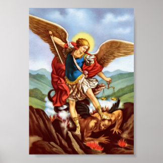 Affiche St Michael Archangel San Miguel Arcangel