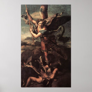 Affiche St Micheal et l'affiche du diable