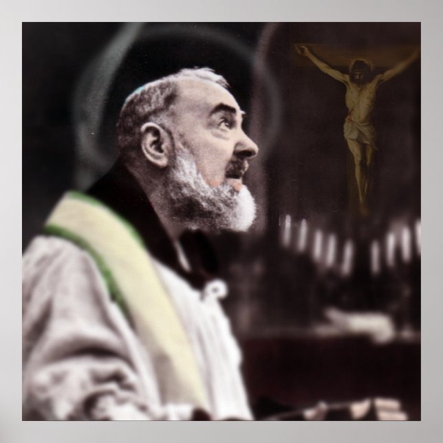 AFFICHE ST PADRE PIO (Devant)