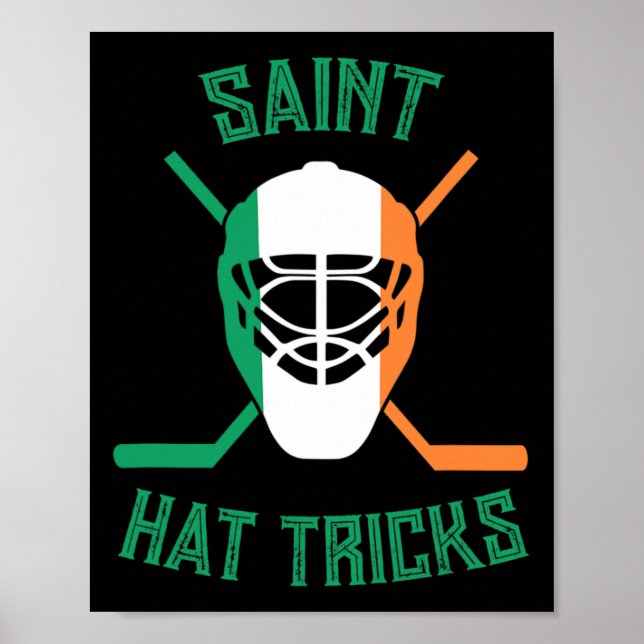 Affiche St Patrick#39 ; s Jour Saint Casquette Tricks Drap (Devant)
