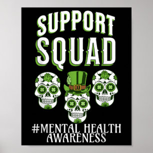 Affiche St patrick de sensibilisation de l'équipe de souti
