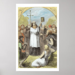 Affiche St Patrick montrant au peuple de l'Irlande les