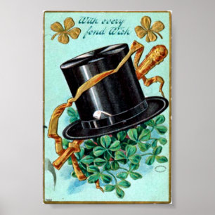Affiche St Patrick's vintage