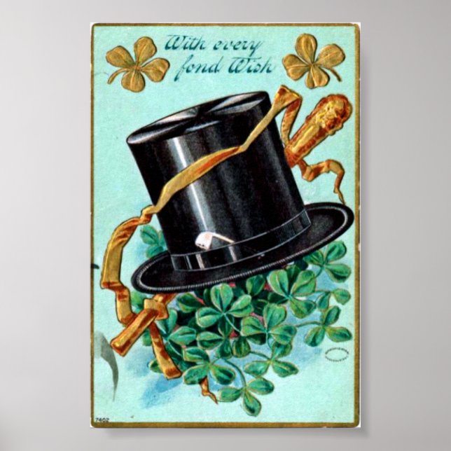 Affiche St Patrick's vintage (Devant)