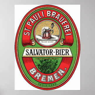 Affiche St. Pauli Brauerei