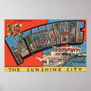 Affiche St Petersburg, la Floride - grandes scènes 3 de