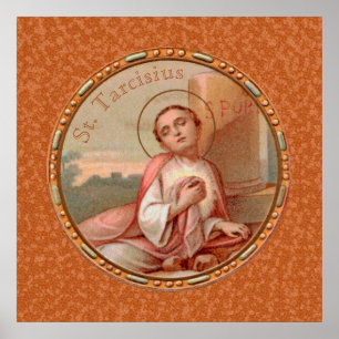 Affiche St. Tarcisius of Rome Roundel (BF 004)