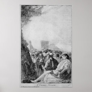 Affiche St. Vincent Ferrer, 1750-80