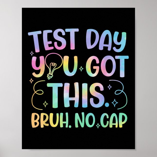 Affiche Staar State Test Day Motivation Vous Avez Ce Br (Devant)