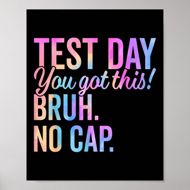 Affiche Staar State Test Day Motivation Vous Avez Ce Br (Devant)