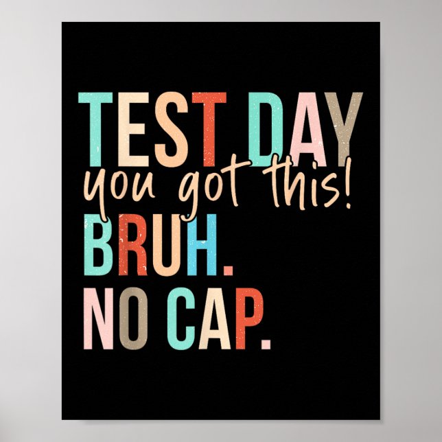 Affiche Staar State Test Day Motivation Vous Avez Ce Br (Devant)