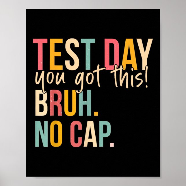 Affiche Staar State Test Day Motivation Vous Avez Ce Br (Devant)