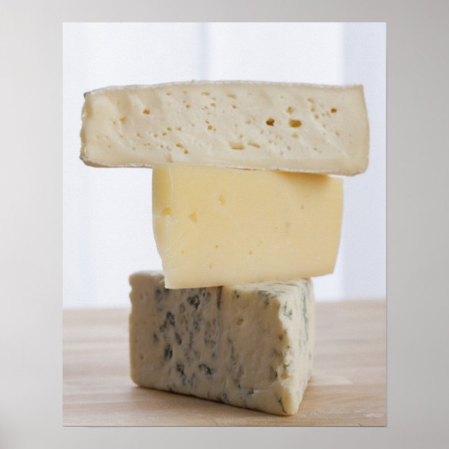 Affiche Stack of cheese (Devant)