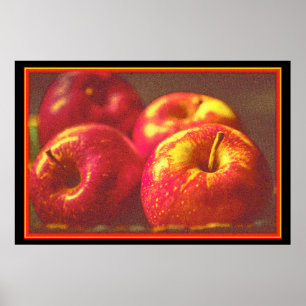 Affiche "Stack of Red Apples Fruit" Cute Photo. Buy Now