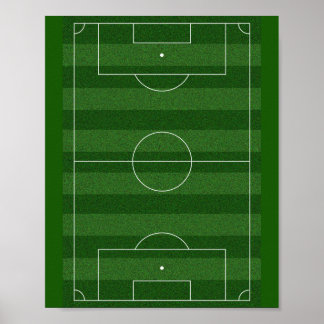 Affiche Stade de football - Football Field - Football Yard