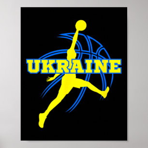 Affiche Stade de soutien aux fans de basket-ball d'Ukraine