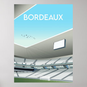 Affiche Stade Matmut Atlantique Illustration