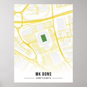 Affiche Stade Milton Keynes Dons