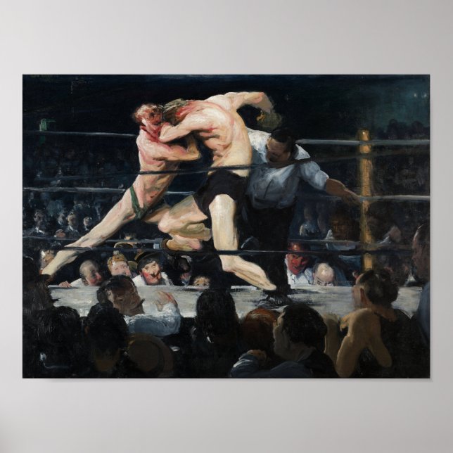 Affiche Stag à Sharkey's - George Bellows (Devant)