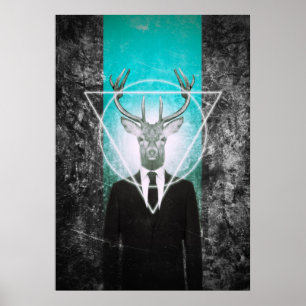 Affiche Stag en costume
