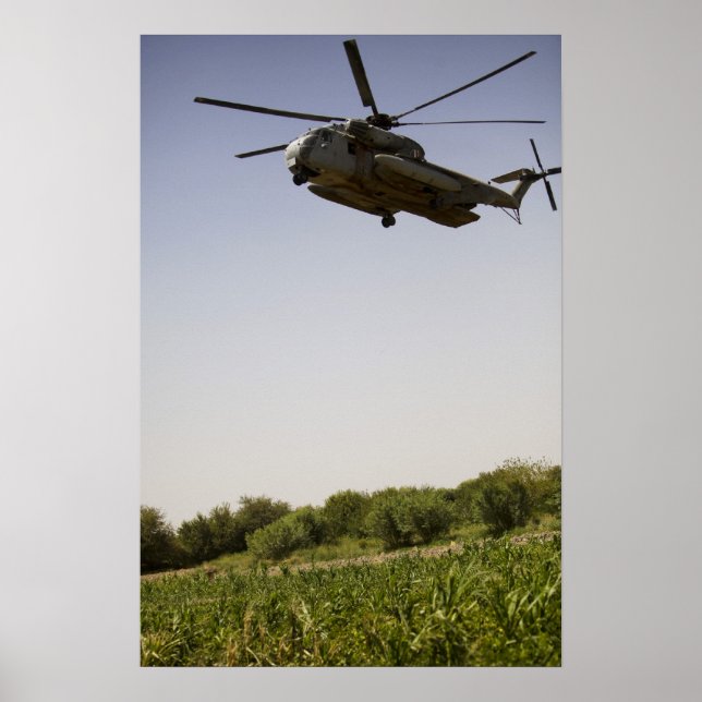 Affiche Stallion de mer CH-53D (Devant)