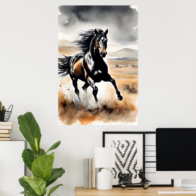 Affiche Stallion in Full Stride (Bureau à domicile)