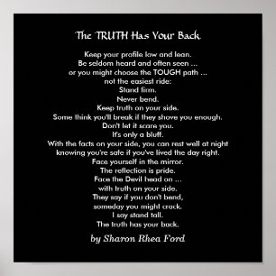 Affiche Stand Tall with Truth by SRF