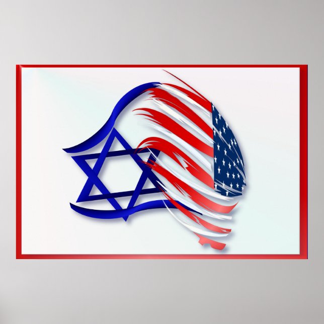 Affiche Stand With Israel yard sign (Devant)